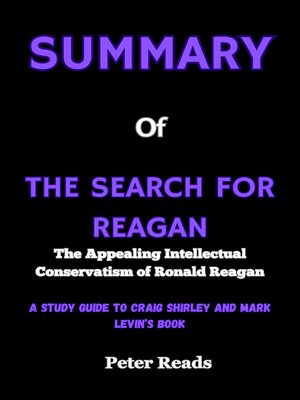 cover image of SUMMARY    of  THE SEARCH FOR REAGAN